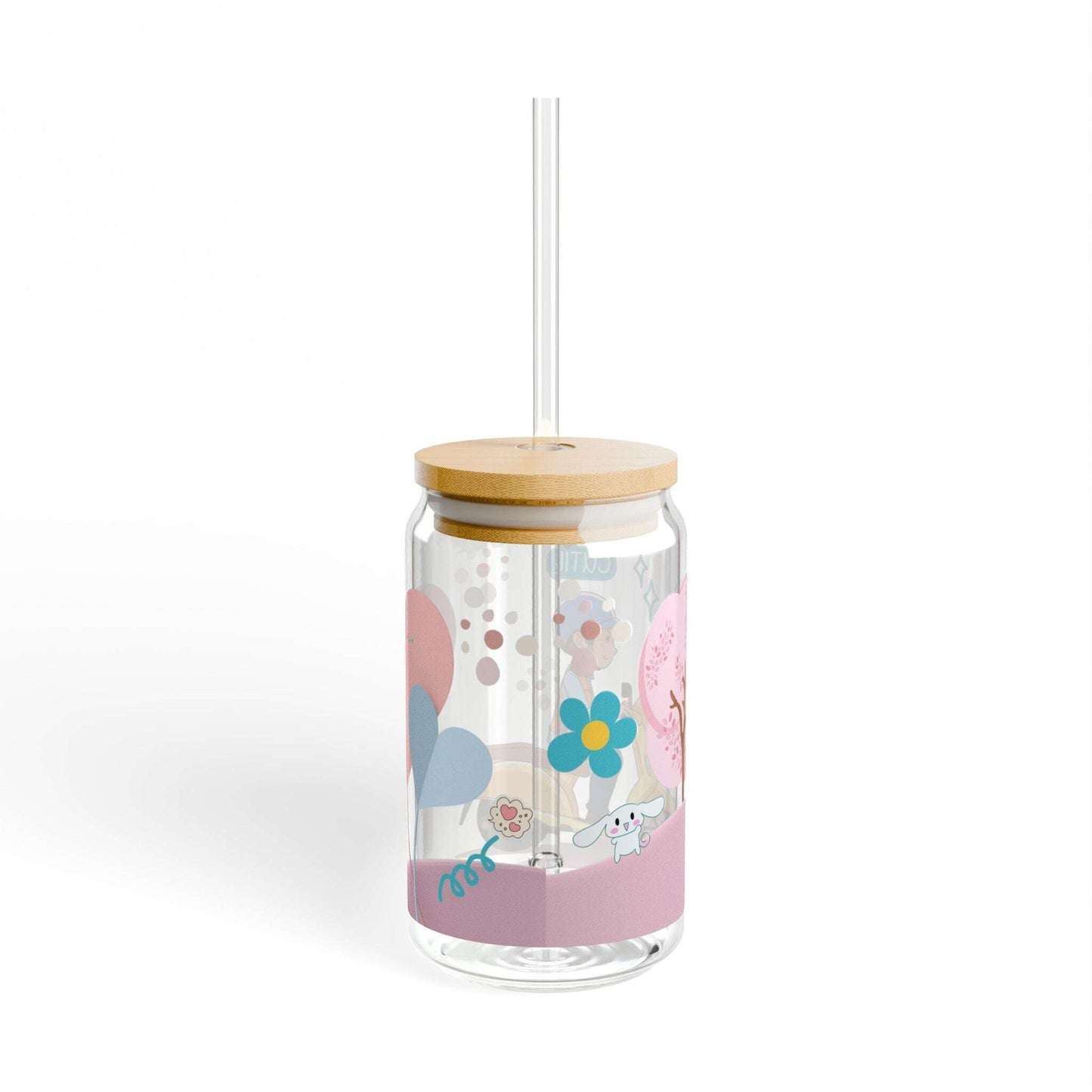 16oz ‘ Delivered Boy, Sipper Glass Can - MaribelaShop2