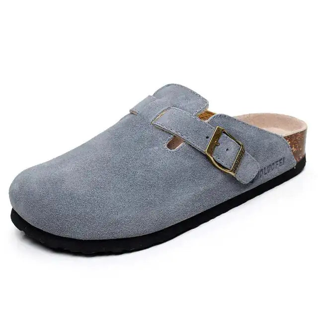 Baotou Women Closed Toe Cork Slippers,Comfort Women Shoes - MaribelaShop2