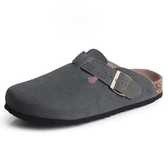 Baotou Women Closed Toe Cork Slippers,Comfort Women Shoes - MaribelaShop2