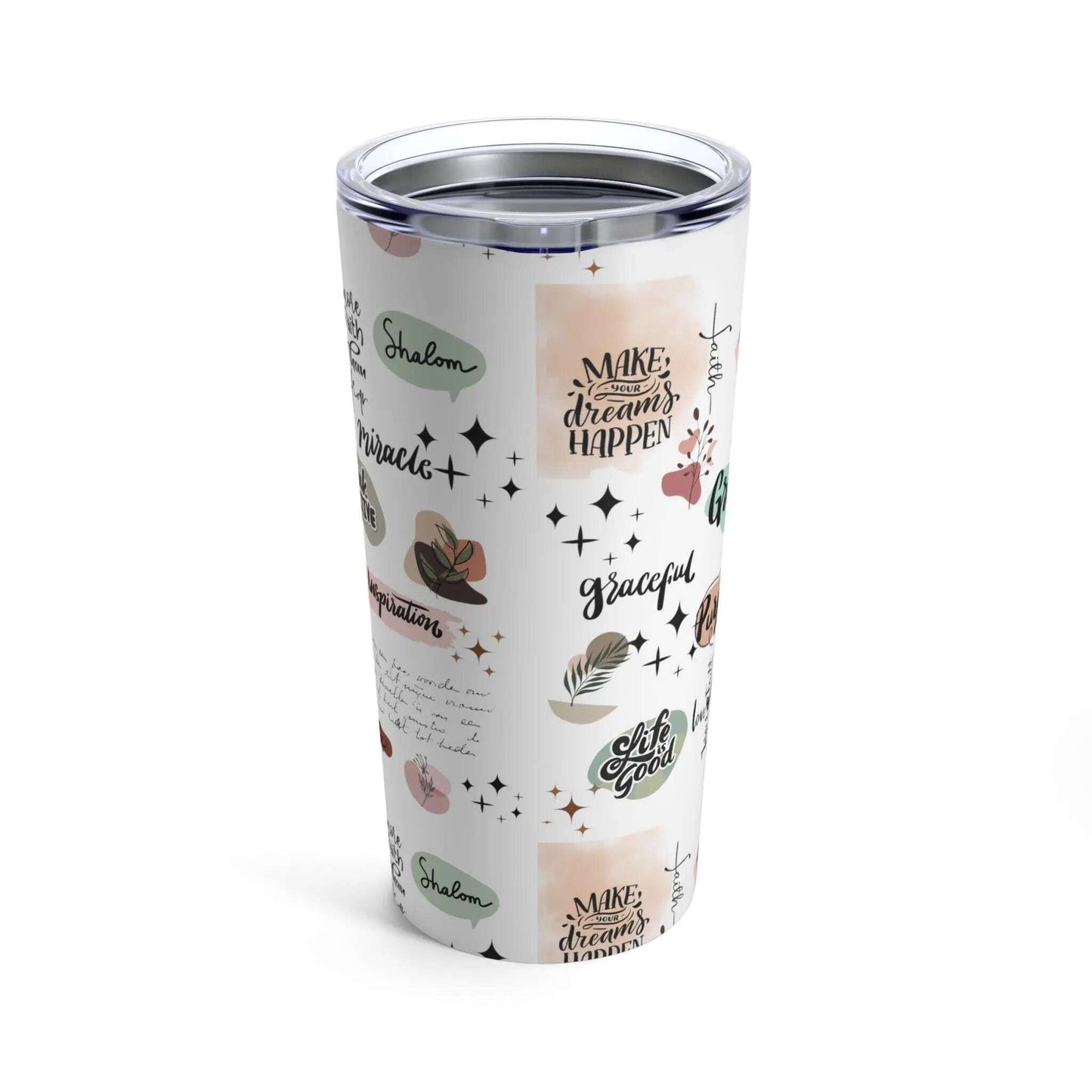 Custom,Daily Reminder, Boho flowers, mom Gift, Custom, Friend Gift, Sister Gift, Tumbler 20oz(N) - MaribelaShop2