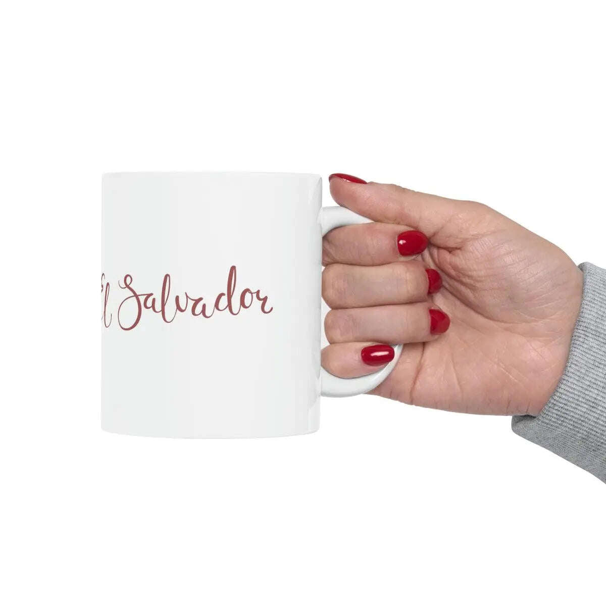 Custom mug El Salvador design,Personalized, Gift For Mom, Ceramic Mug, 11Oz - MaribelaShop2