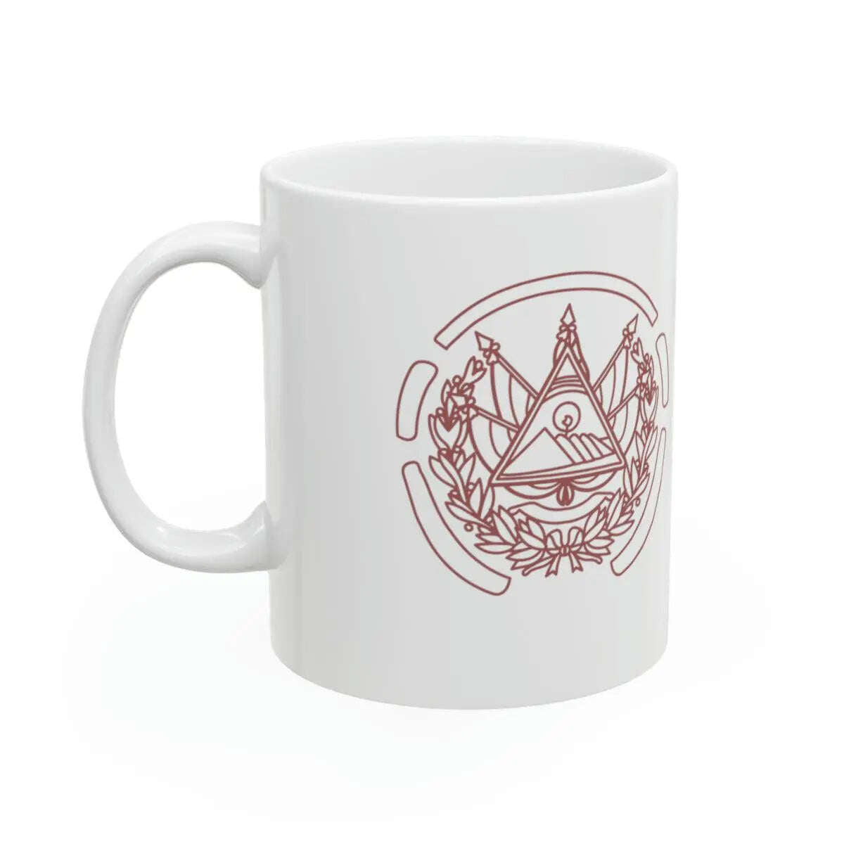 Custom mug El Salvador design,Personalized, Gift For Mom, Ceramic Mug, 11Oz - MaribelaShop2