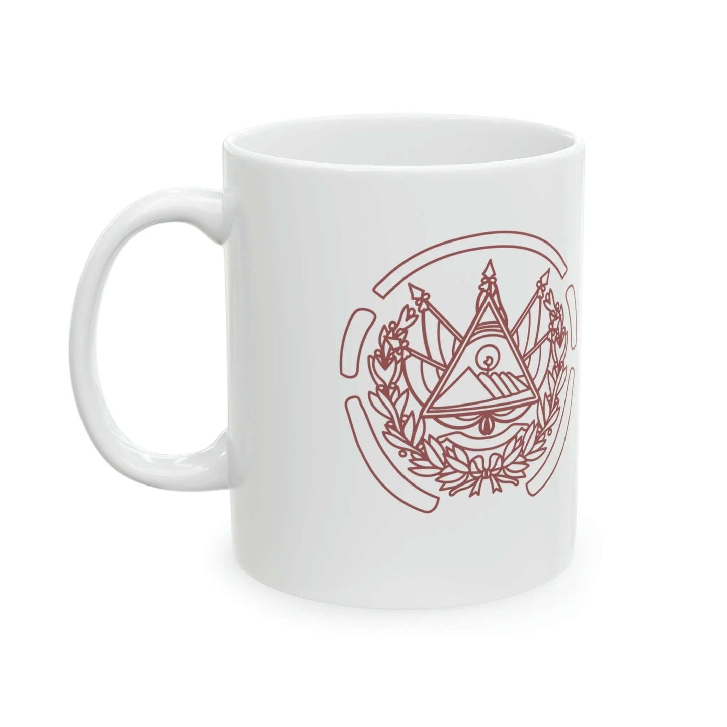 Custom mug El Salvador design,Personalized, Gift For Mom, Ceramic Mug, 11Oz - MaribelaShop2