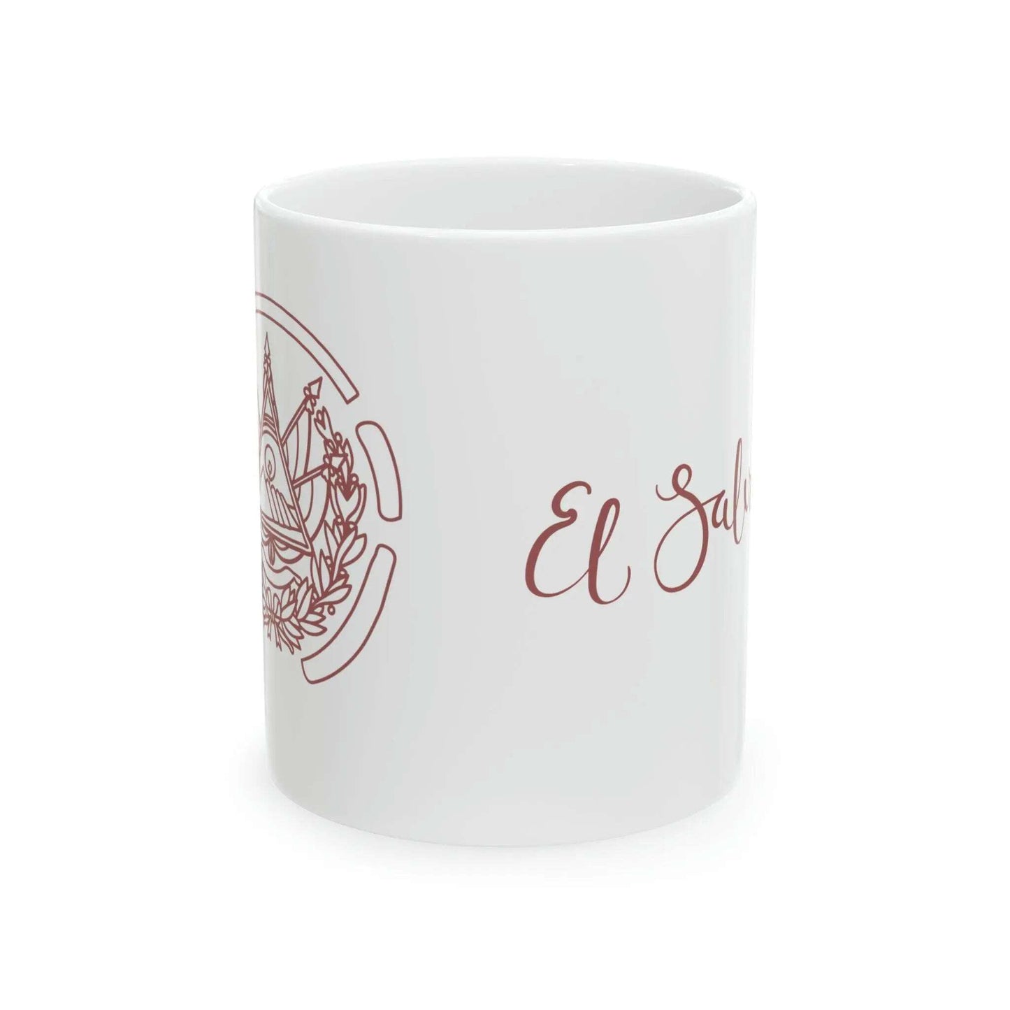 Custom mug El Salvador design,Personalized, Gift For Mom, Ceramic Mug, 11Oz - MaribelaShop2