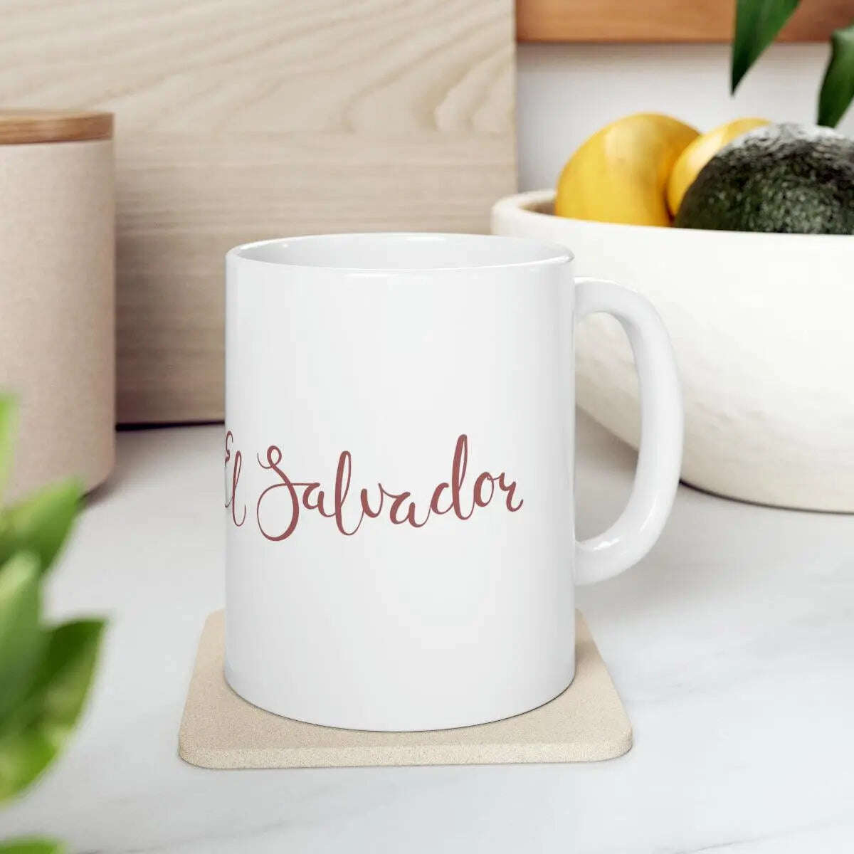 Custom mug El Salvador design,Personalized, Gift For Mom, Ceramic Mug, 11Oz - MaribelaShop2