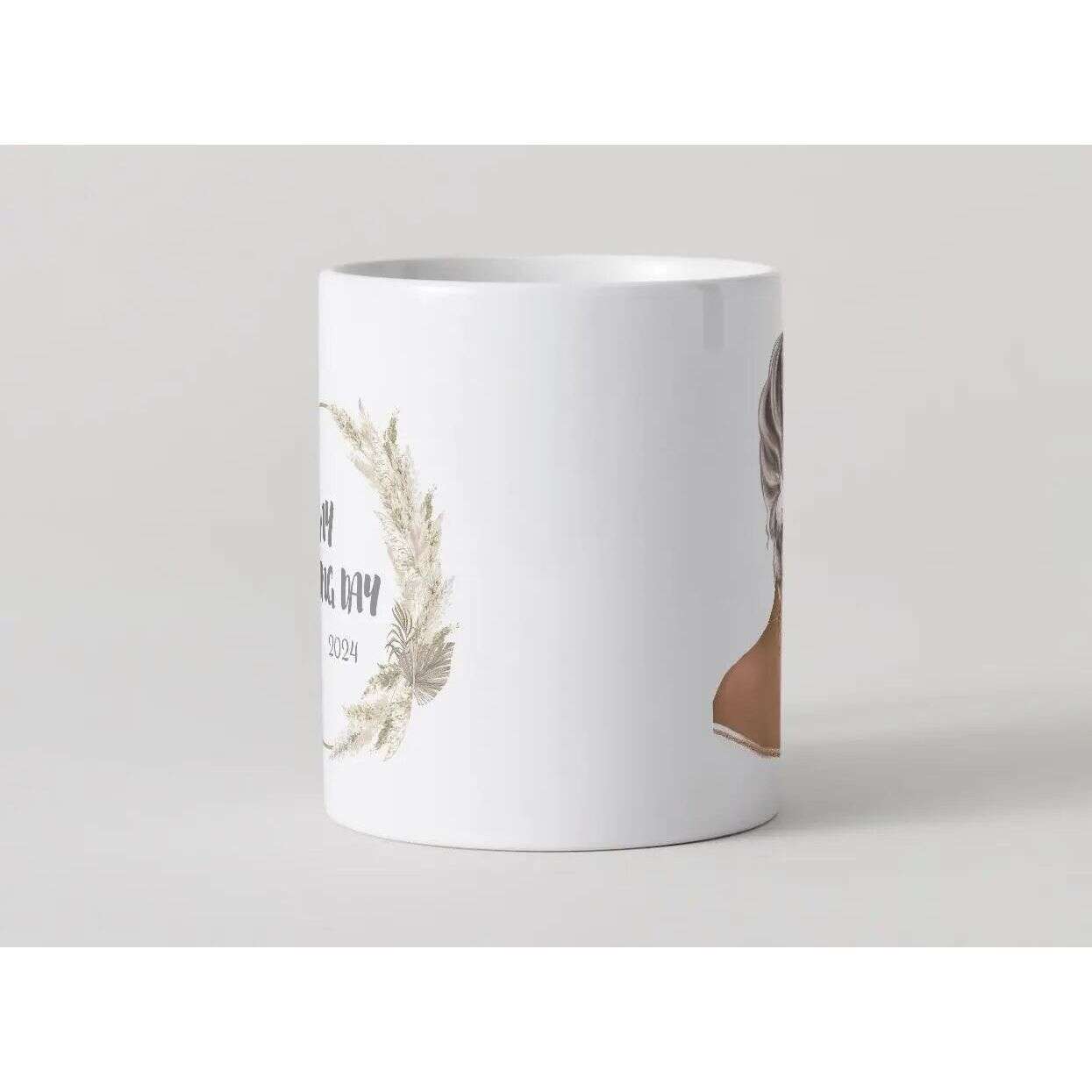 Custom mug Wedding Day Design ,Gift for Mom, Personalized Mug Perfect Gift For Friends ,15oz - MaribelaShop2