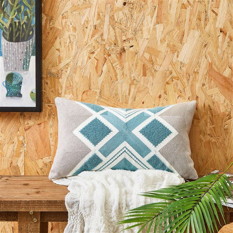 Embroidered Cushion Embroidered Pillow Cover - MaribelaShop2