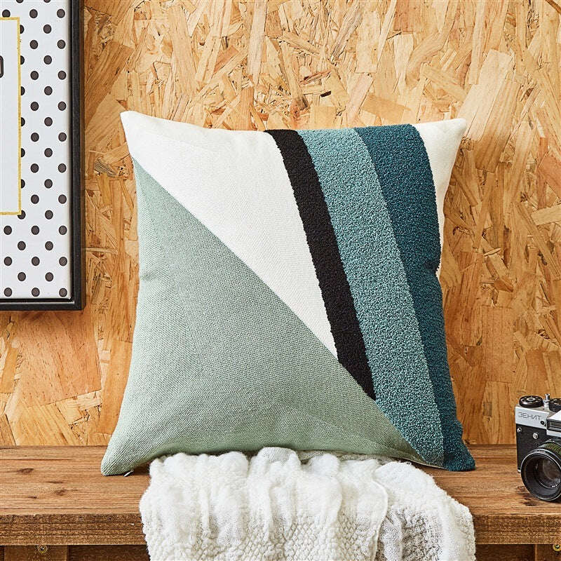 Embroidered Cushion Embroidered Pillow Cover - MaribelaShop2