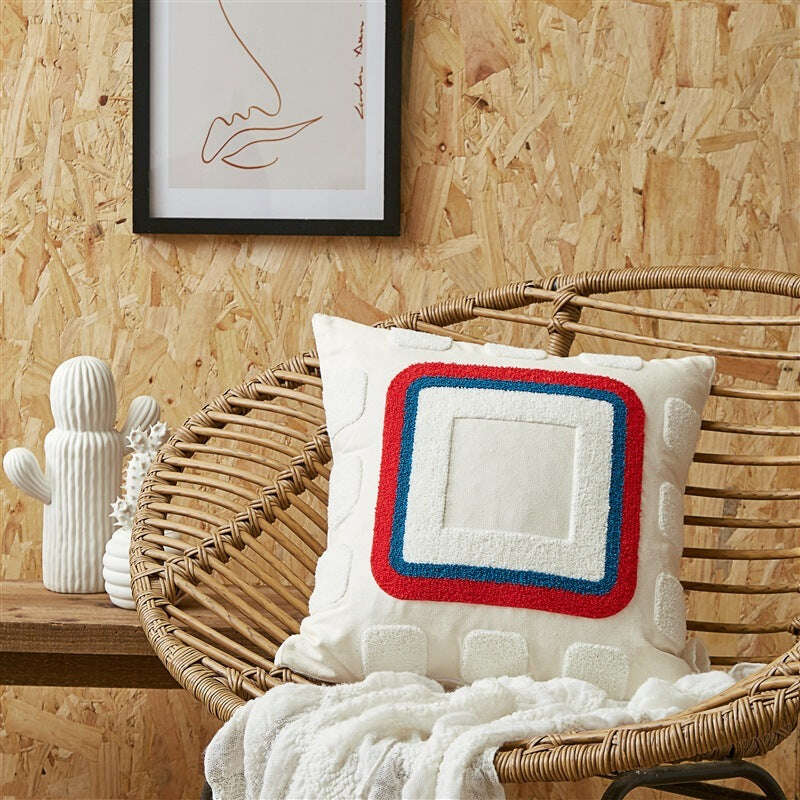 Embroidered Cushion Embroidered Pillow Cover - MaribelaShop2