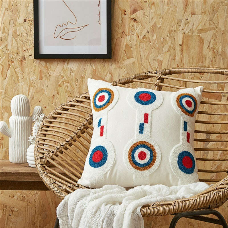 Embroidered Cushion Embroidered Pillow Cover - MaribelaShop2