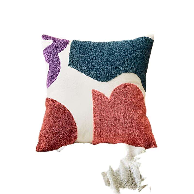 Embroidered Cushion Embroidered Pillow Cover - MaribelaShop2