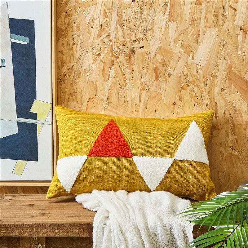 Embroidered Cushion Embroidered Pillow Cover - MaribelaShop2