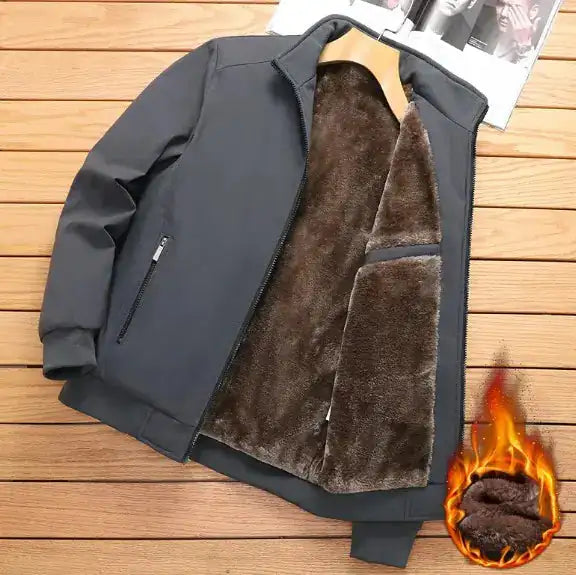 Fleece Lined Thickened Autumn Winter Jacket - MaribelaShop2