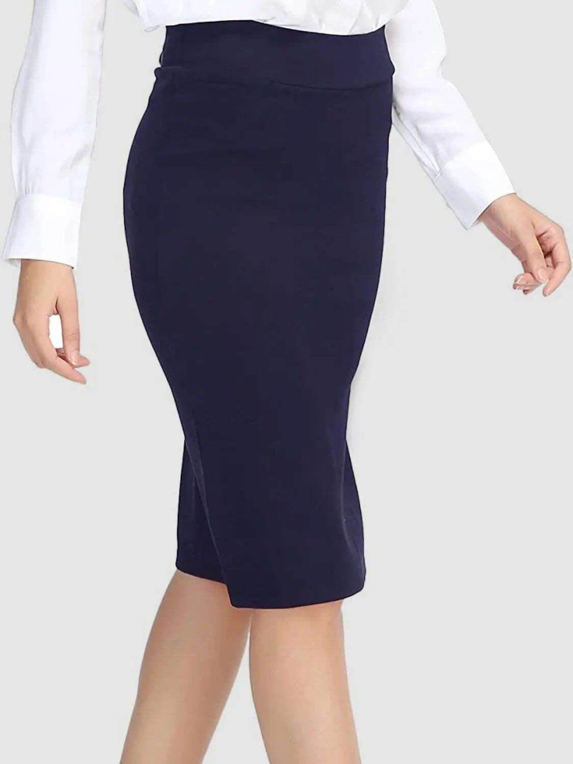 High Waist Wrap Skirt,Elegant Style For Women, Gift For Her, Fashion Skirt - MaribelaShop2
