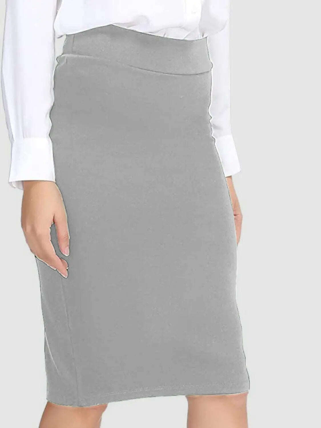 High Waist Wrap Skirt,Elegant Style For Women, Gift For Her, Fashion Skirt - MaribelaShop2