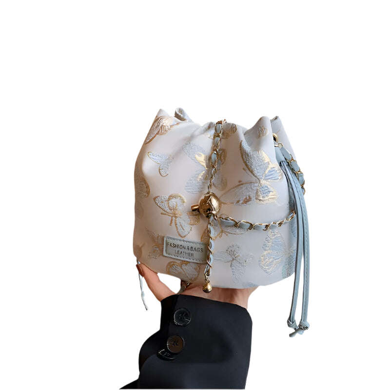 Women's Woven Embroidered Jacquard Chain Crossbody Bag,Korean Style. - MaribelaShop2