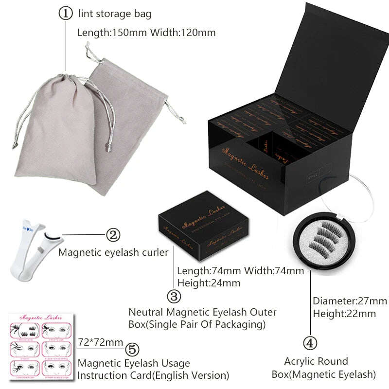 Magnetic Eyelashes,Gift For Her - MaribelaShop2