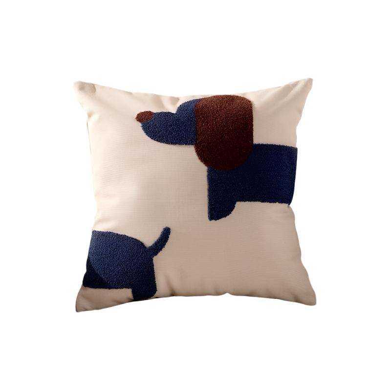 Modern Simple Household Canvas Embroidered Pillow Cover - MaribelaShop2