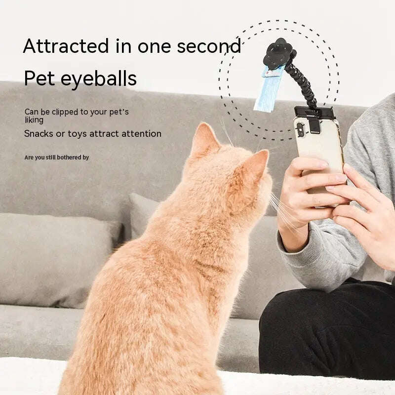 Pet Photography Tool Cat Dog And Dog Viewing Lens Teddy Camera Toy Mobile Phone Camera Holder Selfie Clip Supplies Pet Products - MaribelaShop2