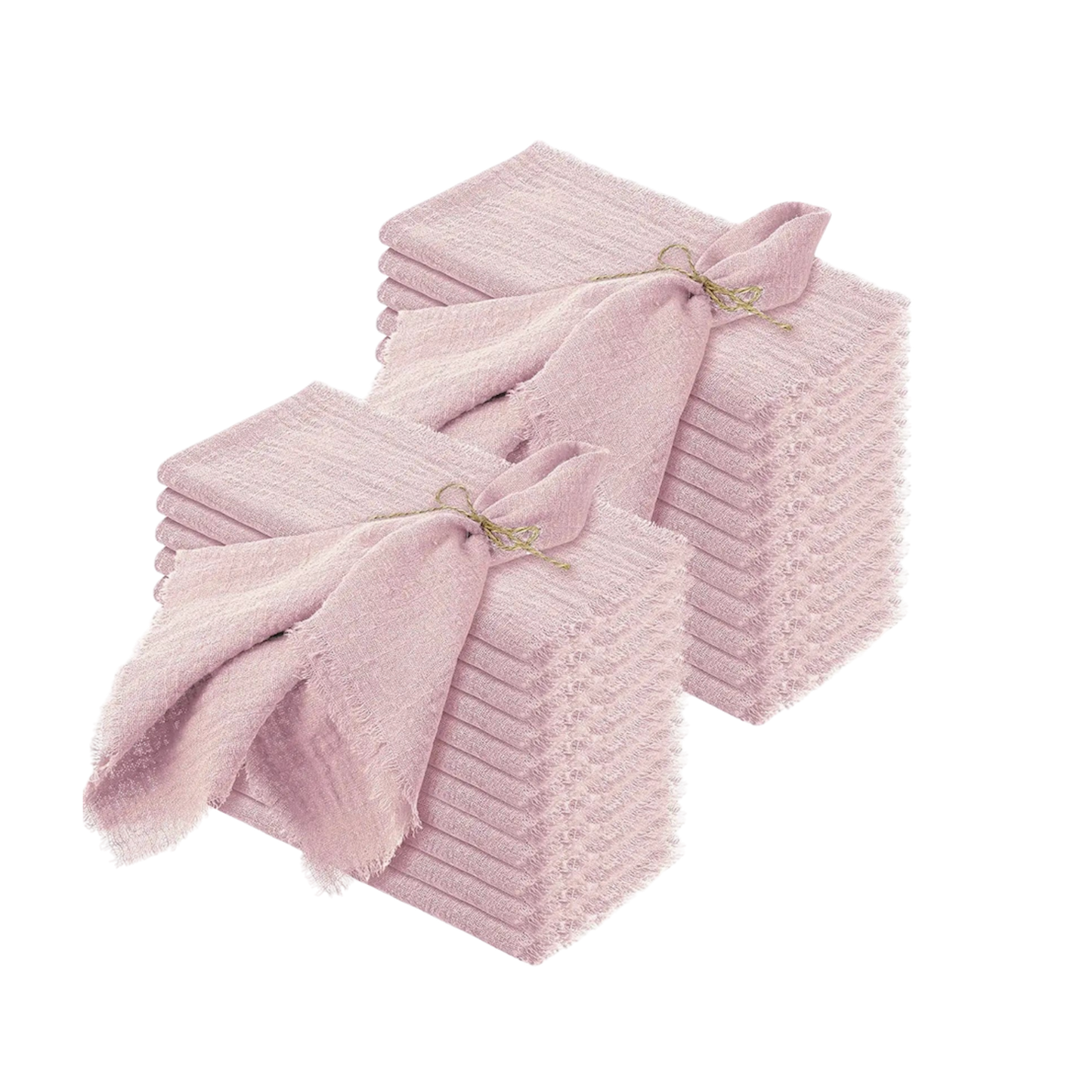 Pink Gauze Cotton Napkin,Table Decorative,Party Cloth Napkin, - MaribelaShop2