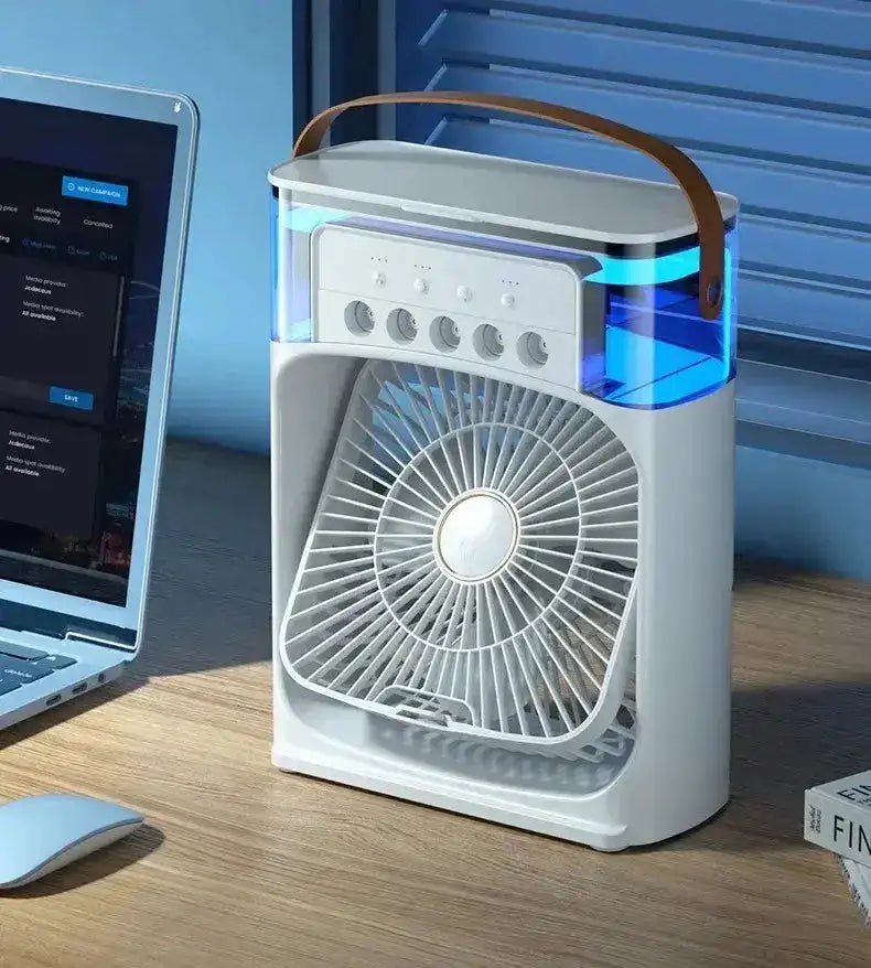 Portable Humidifier Air Cooler, Three-Speed Fa Settings For Customizable Comfort. - MaribelaShop2