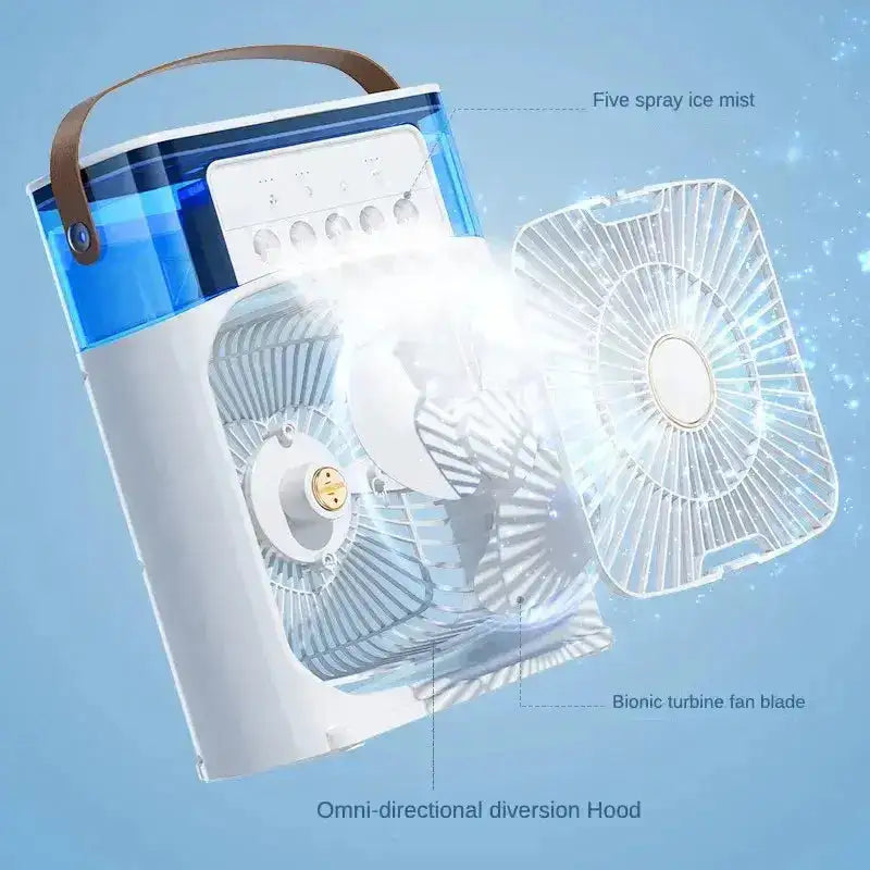 Portable Humidifier Air Cooler, Three-Speed Fa Settings For Customizable Comfort. - MaribelaShop2