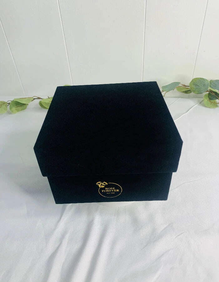Rose Forever - Essential Black Velvet Lilac,Perfect Gift Preserved Rose. - MaribelaShop2