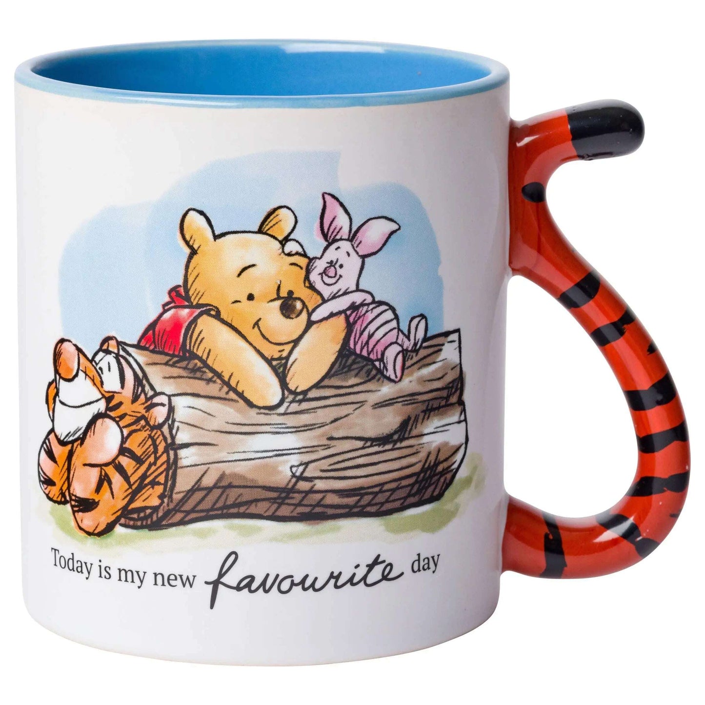 Silver Buffalo - Winnie the Pooh Favorite Day 20oz Shaped Handle Ceramic Mug(N) - MaribelaShop2