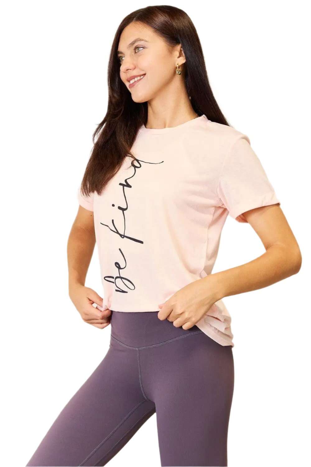 Simply Love BE KIND Graphic Round Neck T-Shirt, Women Custom T-Shirt - MaribelaShop2