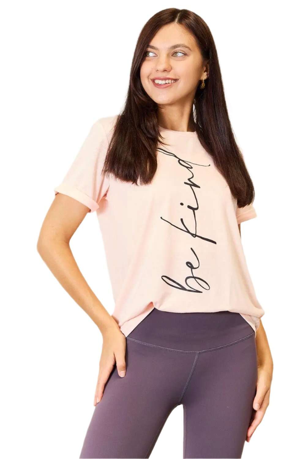 Simply Love BE KIND Graphic Round Neck T-Shirt, Women Custom T-Shirt - MaribelaShop2