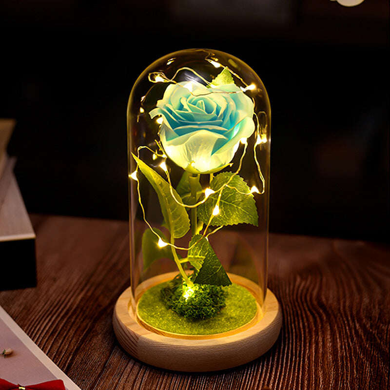 Simulated Rose Birthday Gift Couple Lottery - MaribelaShop2
