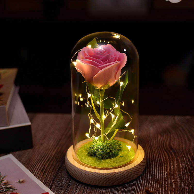 Simulated Rose Birthday Gift Couple Lottery - MaribelaShop2