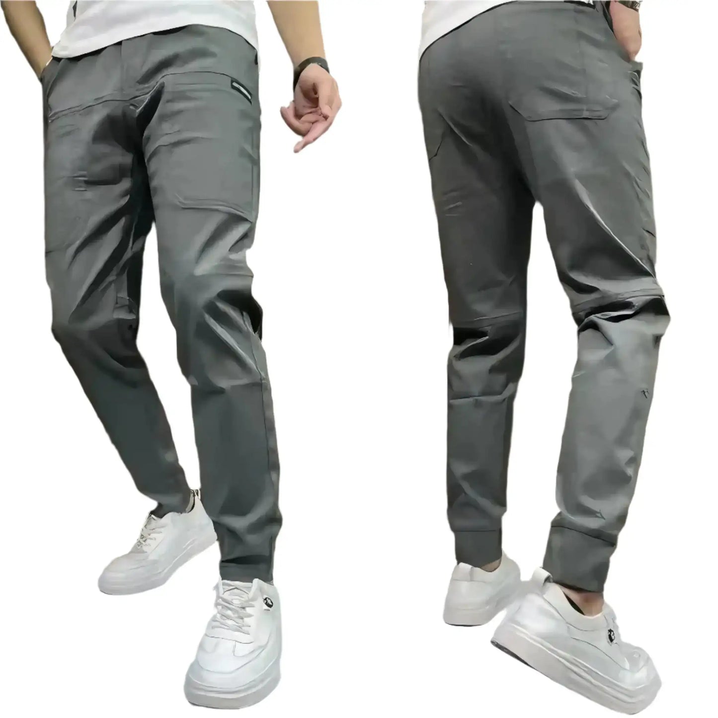 Stretchy Cargo Pants,Mens comfort pants - MaribelaShop2