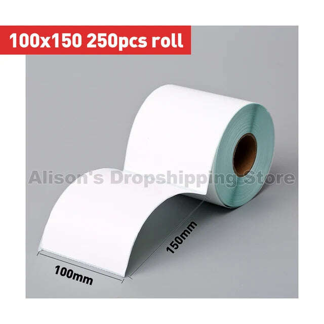 Thermal Label Paper Stand Sticker Rolls - MaribelaShop2