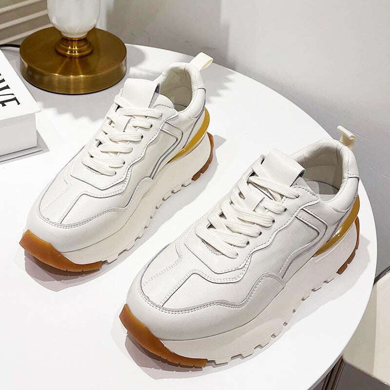 Women Mesh Breathable Casual Sports Shoes Korean Style Trendy Shoes - MaribelaShop2