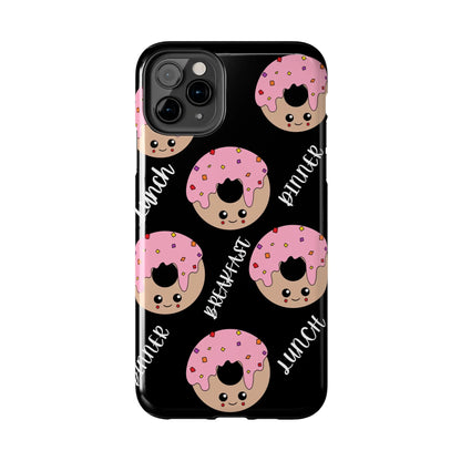 Custom Phone Case Donut Design, Gift For Sister, Personalized Tough Phone Cases - MaribelaShop2