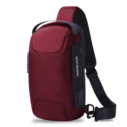 Douyin Hot Style Summer Men's Sports Car Breast Bag Single Shoulder Bag - MaribelaShop2