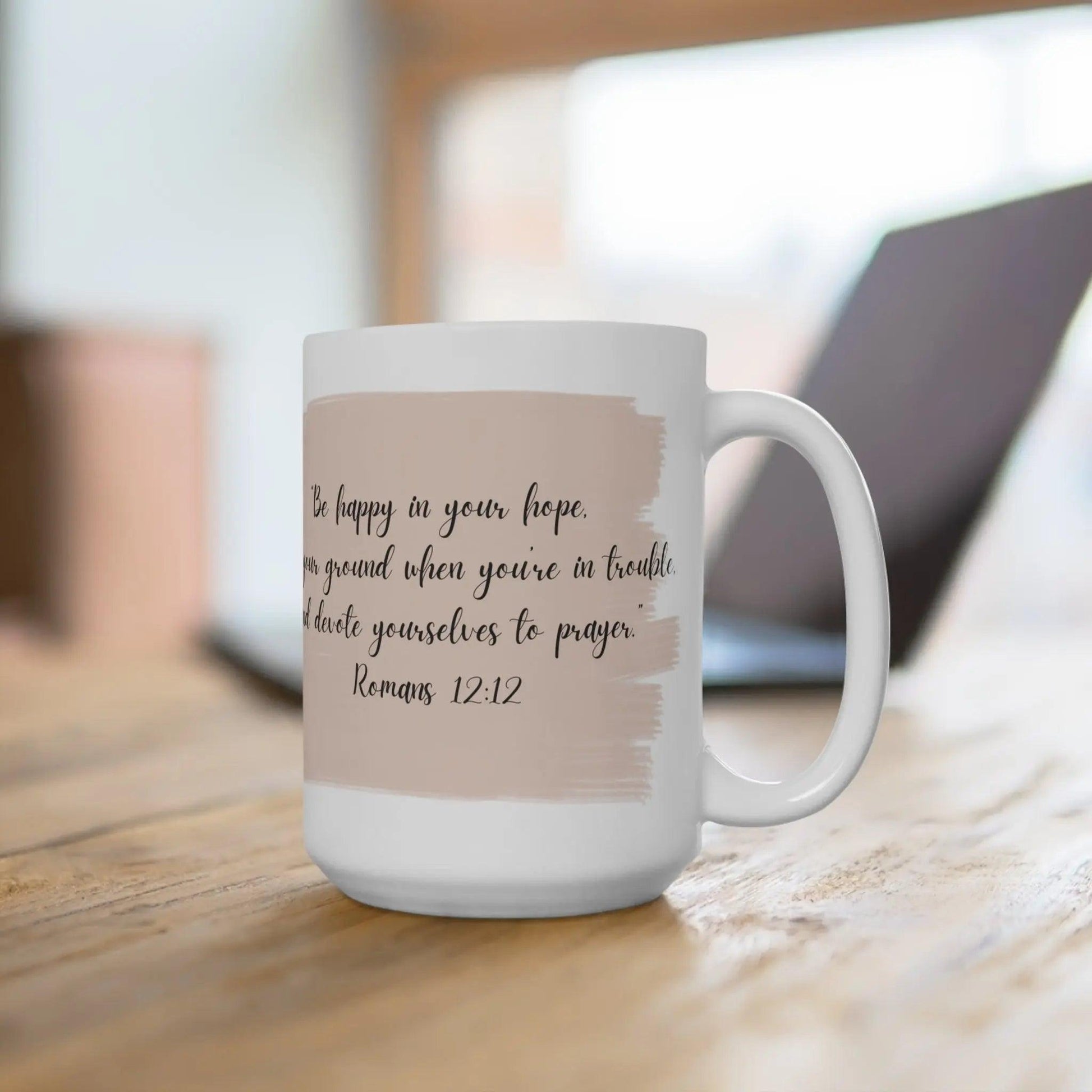 Custom mug Boho Positive Message, Gift for Mom, Personalized Mug Perfect Gift,15oz - MaribelaShop2