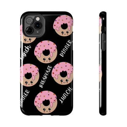 Custom Phone Case Donut Design, Gift For Sister, Personalized Tough Phone Cases - MaribelaShop2