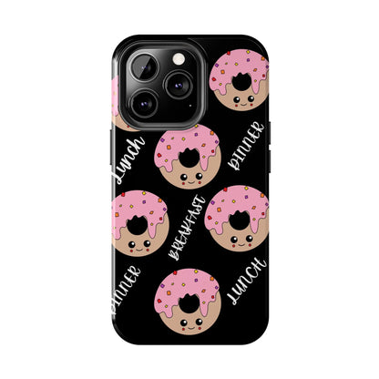 Custom Phone Case Donut Design, Gift For Sister, Personalized Tough Phone Cases - MaribelaShop2