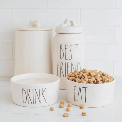 Magenta - Rae Dunn Artisan "BEST FRIEND" Skinny Pet Canister, Pet canister decoration - MaribelaShop2