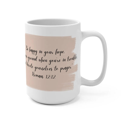 Custom mug Boho Positive Message, Gift for Mom, Personalized Mug Perfect Gift,15oz - MaribelaShop2