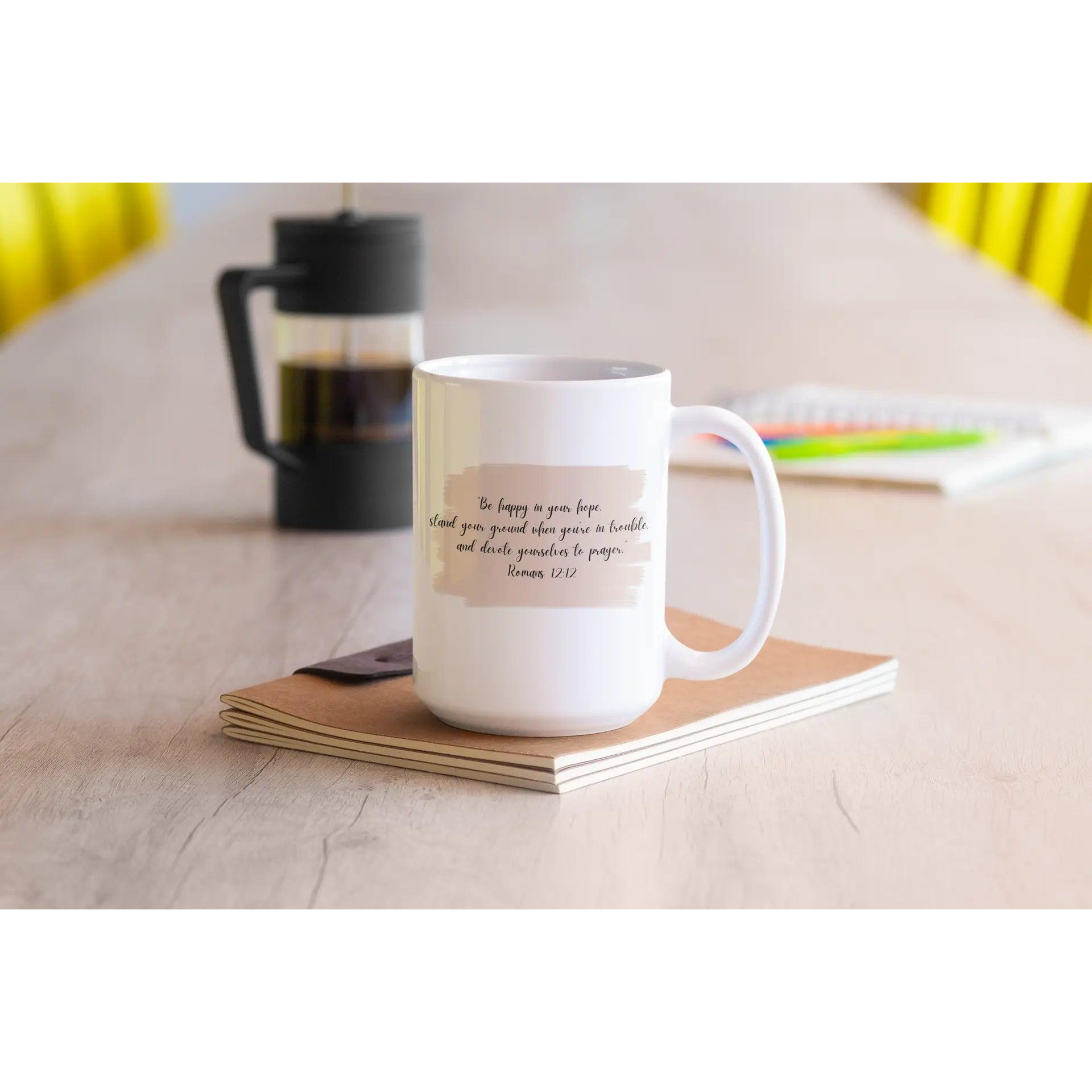 Custom mug Boho Positive Message, Gift for Mom, Personalized Mug Perfect Gift,15oz - MaribelaShop2