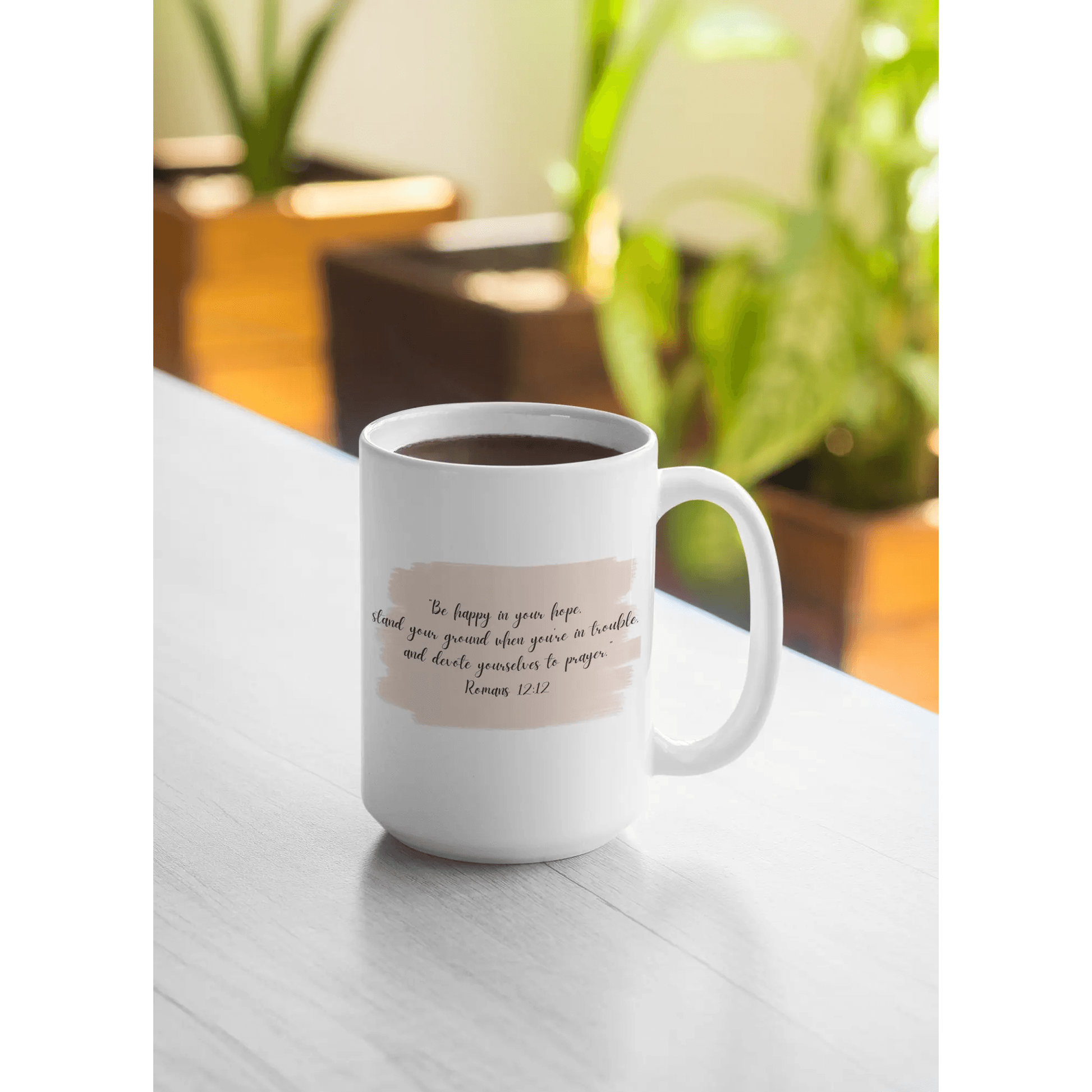Custom mug Boho Positive Message, Gift for Mom, Personalized Mug Perfect Gift,15oz - MaribelaShop2