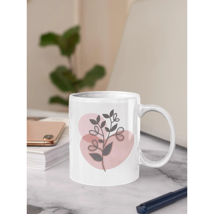 Custom mug Boho Positive Message, Gift for Mom, Personalized Mug Perfect Gift,15oz - MaribelaShop2