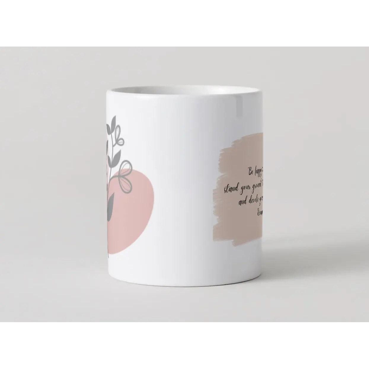 Custom mug Boho Positive Message, Gift for Mom, Personalized Mug Perfect Gift,15oz - MaribelaShop2