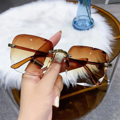 Borderless Square Sunglasses for Women - MaribelaShop2