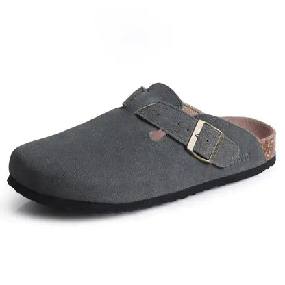 Baotou Women Closed Toe Cork Slippers,Comfort Women Shoes - MaribelaShop2
