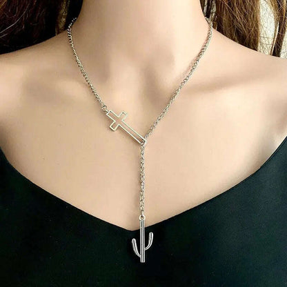 Cross Chain Necklace, Gift for mom, Gift for her, Necklace Gift. - MaribelaShop2