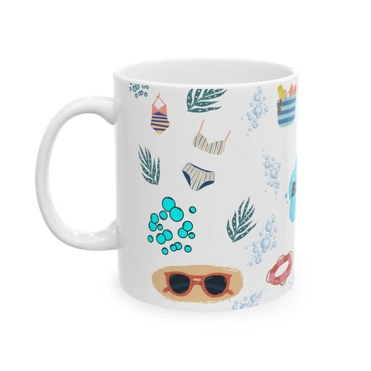 Custom Beach Design Mug, Gift Ceramic Mug,11oz - MaribelaShop2